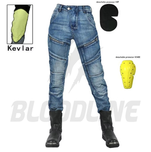 Pantalon de moto pour homme sur mesure, style unique, impression par sublimation, jean de moto pour homme - Product Image 2