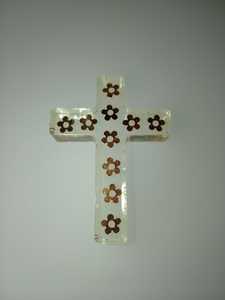 Cruz de Resina para Decoración de Escritorio, Artesanía Religiosa Hecha a Mano, Modelo de Ángel con Color Personalizado, Alta Calidad para Uso Doméstico - Product Image 2