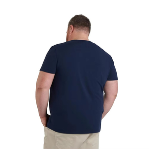 เสื้อยืดออกกำลังกายผู้ชายทรงสลิมฟิต ผ้าฝ้าย 95% แขนสั้น สำหรับวิ่งและฝึกซ้อม ลายเรียบ ทอแบบเรียบ ย้อมสีพื้น - Product Image 3