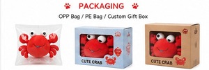 Lindo Peluche de Cangrejo, Juguete de Peluche de Tela Velboa, Animal de Peluche, Regalo para Niños, Decoración del Hogar, Muñeco Suave - Product Image 3