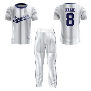 Comfortable Sports Wear New Crew Neck Baseball Uniform OEM ODM Crew Neck Baseball Uniform Team Matching Softball Jersey - Product Image 2