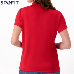 Camisetas Polo para Mujer de Alta Calidad, Color Rojo, Algodón, la Mejor Tela, Camisetas Polo Deportivas para Mujer con Servicio OEM - Product Image 3