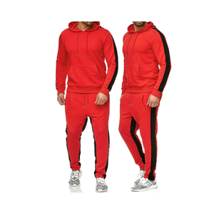ARTIZ INTERNATIONAL Survêtement 2-en-1 en molleton pour homme, respirant, à séchage rapide, 100 % coton, style streetwear, avec sweat à capuche et pantalon cargo - Product Image 3
