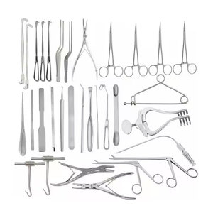 Set Manuale in Acciaio Inossidabile per Chirurgia Craniale 32 Pezzi, Kit Professionale di Strumenti per Neurocraniotomia e Neurochirurgia Spinale - Product Image 1