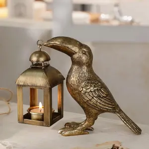 Support à bougie décoratif classique en laiton, porte-bougie traditionnel en laiton de qualité supérieure, support à bougie vintage en laiton en gros - Product Image 1