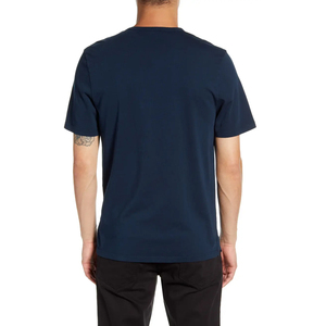 เสื้อยืดคอตตอน 100% เนื้อหนา ทรงพื้นฐาน ผู้ชาย ทรงปกติ แขนสั้น สกรีนโลโก้ได้ ระบายอากาศดี สตรีทแวร์ เสื้อยืดผู้ชาย - Product Image 1