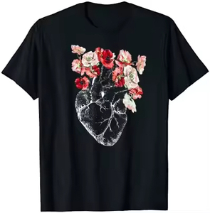 เสื้อยืดลำลองสตรีทแวร์ลายโลโก้พิมพ์ลายเต็มตัวสำหรับฤดูร้อน ผู้ชาย เสื้อยืดโอเวอร์ไซส์ลายกราฟิก แขนสั้น - Product Image 4