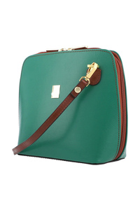 Sac à bandoulière élégant et tendance 2025, personnalisable OEM, couleur personnalisée pour femme, fermeture éclair de haute qualité, cuir de vachette véritable - Product Image 2