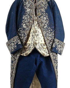 Ropa de Estilo Francés, Vestido Napoleónico, Uniforme de Coronel de Caza, Chaqueta Remodelada a Precios Económicos con Decoración de Botones - Product Image 5