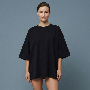 T-shirts amples et respirants pour femmes, coupe décontractée, épaules tombantes, style streetwear, pour le jogging - Product Image 1