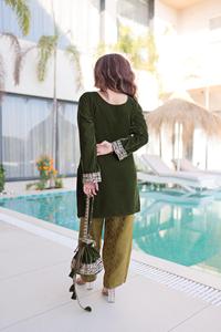 Ensemble Kurti et pantalon prêt-à-porter avec collection Batwa pour femmes, vêtements indiens et pakistanais classiques, Kurti et pantalon pour femmes - Product Image 4