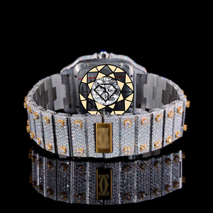 Nuevo Reloj de Joyería con Diamantes Estilo Hip Hop, Automático, Color D, VVS, Moissanita, Pasa el Test de Diamantes - Product Image 4
