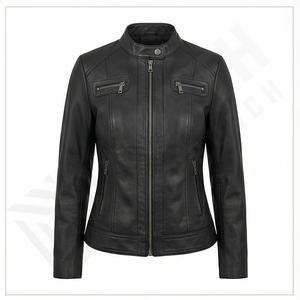 Chaquetas de Cuero Calefactables Casuales y Elegantes para Hombre y Mujer, de Primera Calidad, con Logotipo Personalizado, Nuevo Diseño Moderno, Tejido Liso Teñido, MOQ Bajo - Product Image 2