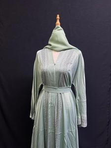 New Dubai style abaya Traditional Islamic Women's Saudi Arabian Abaya Spring Polyester Breathable Ankle Length Muslim - Product Image 2