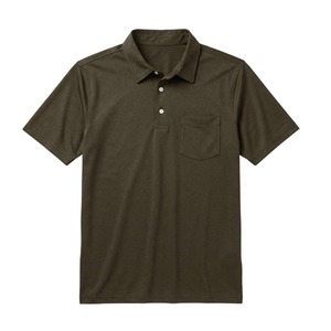 Chemise à manches courtes unie pour homme, 100 % coton jersey tricoté, boutonnée, décontractée, longueur standard - Product Image 4