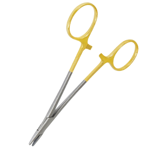 Portaagujas de Carburo de Tungsteno TC Crile de 18 cm con Mordazas Finamente Dentadas, Reutilizable, Instrumento Quirúrgico Ortopédico Manual, Certificado CE - Product Image 2