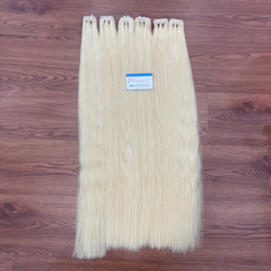 Extensions de cheveux vierges vietnamiens blonds prêts à être expédiés en février, provenant d'un seul donneur, avec trame Signature, toutes longueurs et épaisseurs. - Product Image 3