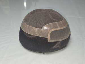 Los Angeles Human Hair <b>Toupee</b> Wig for Men with Indian Remy and Non-Remy Hair Patches - Product Image 6