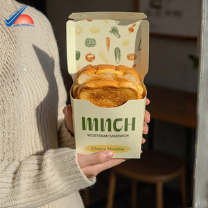 Custom Printed <b>Takeaway</b> <b>Food</b> Paper <b>Box</b> with Logo - Product Image 2