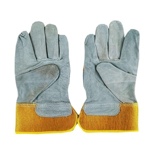 Gants de travail en cuir de vachette pleine fleur à prix de gros, résistants à la chaleur, pour la construction et l'usage domestique, modèle Canadian Rigger - Product Image 2
