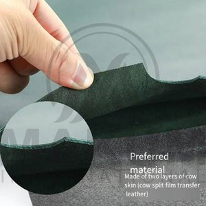 Wholesale Custom Crunch Leather Laptop Sleeve Cover Travel <b>Briefcase</b> Computer Business Rustic Leather Laptop Case/Sleeve/Bag - Product Image 5