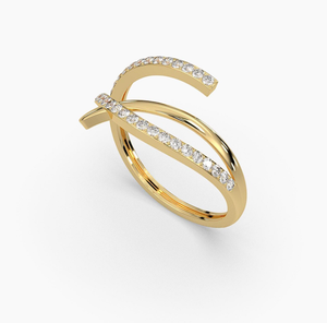Anillo de Compromiso Vintage de Oro de 14 Quilates con Diamante Natural, Certificado por IGI, Regalo de Boda para Mujer, Diseño Elegante - Product Image 3