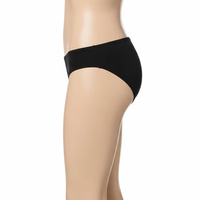 Braguitas de Bikini para Mujer, Tejido Antiestático, Teñido con Hilo, Suave, Transpirable, Absorbente de Humedad, Cómodo, Cintura Alta, Spandex/Nylon, Sin Costuras