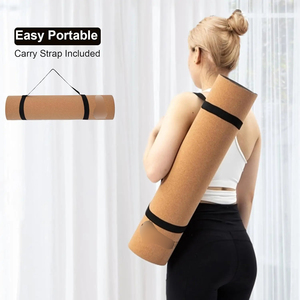 Tapete de Yoga Antideslizante de PVC y Goma de 5mm a 8mm, Tapete de Gimnasio de Goma PU de Alta Calidad, Suave y Adhesivo, Ecológico - Product Image 3