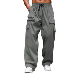 กางเกงวอร์มผู้ชายทรงลำลองเอวกลาง รุ่นคัสตอม 2026 กันลม ซับในขนแกะ มีเชือกผูก เหมาะสำหรับออกกำลังกาย เล่นกีฬา ฮิปฮอป ขายาว - Product Image 6