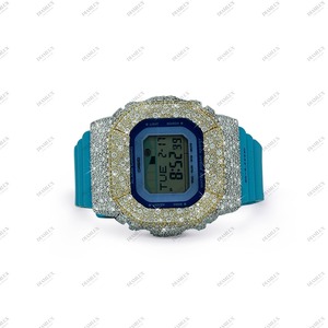 นาฬิกาหรูฝังเพชรธรรมชาติสองสี ดีไซน์พรีเมียม เหมาะสำหรับเป็นของขวัญงานแต่งงานหรือหมั้น สำหรับทั้งชายและหญิง - Product Image 2