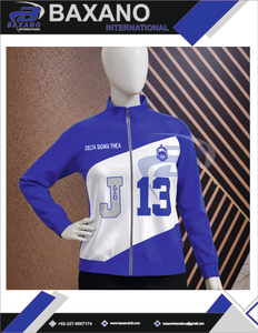 Delta |   Sigma |   Chaqueta Bomber Theta Sorority para Mujer, Chaqueta de Invierno con Letras Griegas DST Sorority - Product Image 4