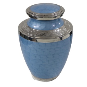 Urne funéraire métallique moderne avec conceptions personnalisées de haute qualité Urne souvenir pour garder les cendres en toute sécurité - Product Image 5