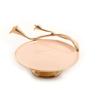 Golden <b>Christmas</b> <b>Tree</b> Shaped Cake Stand With Star <b>Top</b> Reusable Metal Tiered Display Rack - Product Image 5
