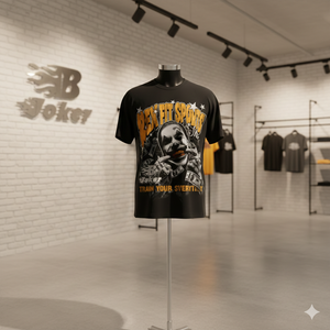 T-shirt Homme Oversize Noir Vintage Délavé à l'Acide 240 GSM Personnalisé 2026 avec Impression DTG et Services OEM - Product Image 4