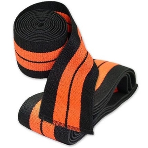 Nylon Elastic Unisex Winter Gym <b>Knee</b> Wraps & Sleeves Heat Transfer Printed Customization Knitted - Product Image 3