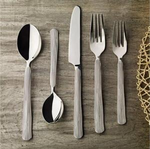 <b>Vintage</b> Style Dining Table Decoration Silver Flatware Sets 5 Pcs For Tableware Use Food Grade Antique <b>Cutlery</b> Set Custom Logo - Product Image 6