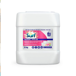 Detergente Líquido Profesional para Ropa y Suavizante de Telas con Aroma Floral, 9 kg, Envase de 1 Unidad por Caja, Vietnam Surf - Product Image 2