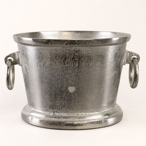Seau à glace métallique personnalisé, refroidisseur à vin argenté de table, accessoires de bar, seau à champagne de qualité commerciale pour événements - Product Image 6