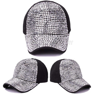 Chapeau d'hiver élégant orné de strass, couvre-chef chaud de qualité supérieure, léger et extensible, service de fabrication OEM ODM, chapeau orné de strass - Product Image 2