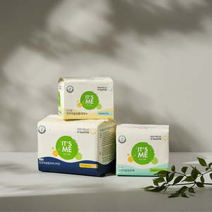 [Its Me] Toalla Sanitaria Delgada y Pequeña de Algodón Orgánico de 12 Unidades con Capa Transpirable para Absorción Diaria Durante el Periodo - Product Image 5