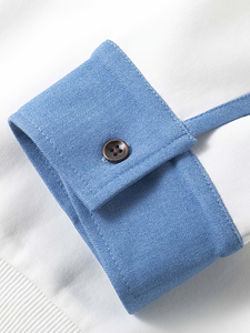 Nouveau pull molletonné décontracté pour homme, col en V, tendance, doublé, manches raglan, coupe-vent et respirant, Bangladesh - Product Image 5