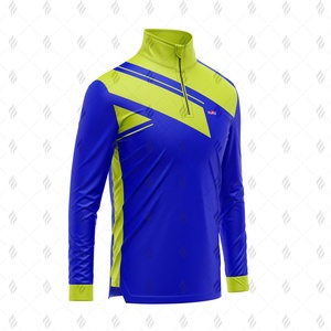 Vente en gros : Pull d'hiver demi-zippé de haute qualité, en molleton uni, coupe classique, anti-boulochage, respirant, style décontracté - Product Image 4