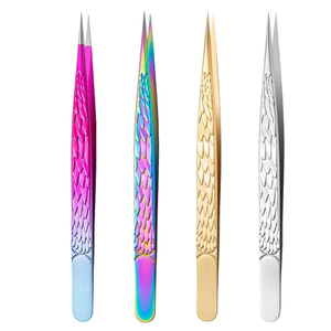 Tweezers Stainless Steel Custom Lash Eyelash Eyelash <b>Extension</b> Eyebrow Tools Wholesale Eyebrow Tweezers - Product Image 1