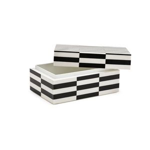 Boîte en résine élégante avec intérieur en MDF pour cadeaux, décoration de la maison et organisation décorative - Product Image 2
