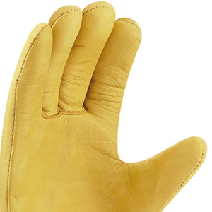 Guantes de Motociclismo de Cuero para Hombre, con Pantalla Táctil, Dedos Completos, para Ejercicio al Aire Libre, Gimnasio, Ciclismo y Otros Deportes - Product Image 5