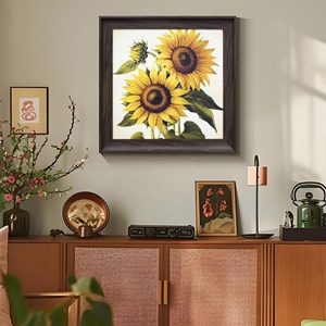 <span class=keywords><strong>Quadri</strong></span> con <span class=keywords><strong>Barche</strong></span> <span class=keywords><strong>a</strong></span> <span class=keywords><strong>Vela</strong></span> sul Mobile TV nel Soggiorno e Dipinti Decorativi in Arenaria con Spighe di Grano - Product Image 6