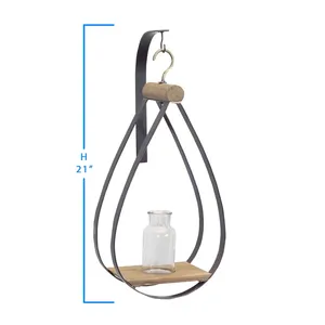 Safe Transit Handmade Metal Flower <b>Vase</b> Tabletop for Anniversary Coastal Design Eco-Friendly Iron Wholesale Market Global - Product Image 2