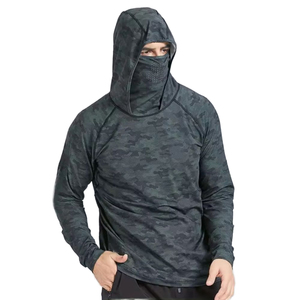 Chemise de pêche en polyester à séchage rapide UPF50+, respirante, protection UV, vêtements de performance pour l'extérieur - Product Image 1