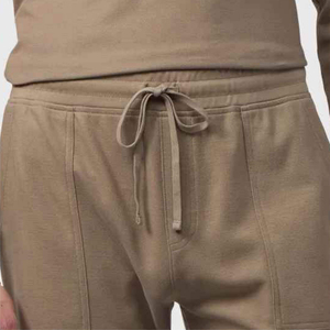 <b>Men</b> Custom <b>Brown</b> Cotton Shorts Streetwear Casual Drawstring Waist Loose Fit Soft Comfortable Stylish Summer Lounge Bottoms - Product Image 4