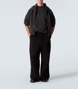 Sweat-shirt à capuche pour homme, coupe classique, noir uni, coton French Terry, respirant, écologique, 370g, vêtement d'automne - Product Image 1